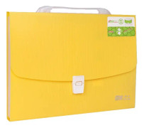 ChuangSheng A4 Hand Ventilation Piano Bag Student Document Storage Plastic Folder(8022 Yellow)