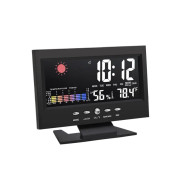8082T Weather Forecast Clock LED Color Screen Perpetual Calendar Temperature And Humidity Intelligent Voice Control Electronic Alarm Cloc,Specificatio