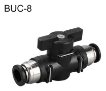 BUC-4 LAIZE Manual Valve Pneumatic Quick Fitting Connector