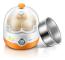 Automatic Power off Cooking Egg Mini Dingle-layer Multi-function Stainless Steel Breakfast Machine, CN Plug, 220V(Orange)