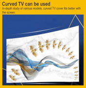Household Cloth Dust-proof Cover for Television, Size:55 inch(Wonderland)