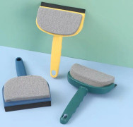2 in 1 Wiper Glass Cleaning Brush(Blue)