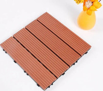 Outdoor Plastic Wood Waterproof Anti-corrosion Splicing Floor(Rosewood)