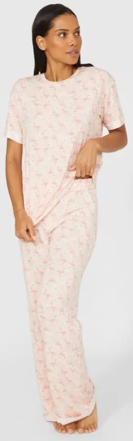 Debenhams Kvinnor/Damer Flamingo pyjamasbyxor