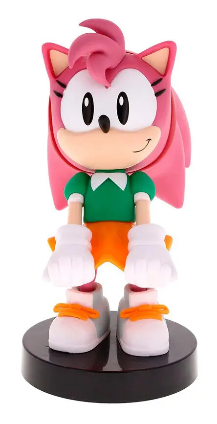 Sonic Amy Rose figure clamping bracket Cable guy 20cm