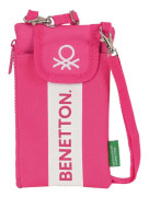 Handväska Benetton Raspberry Mobilfodral Fuchsia
