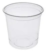 Cup Deli Pot runda 500 ml Ø101xH95mm RPET Clear,396 st/förpackning