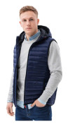 Quiltat linne för män, 100% polyester, många färger S-XXL