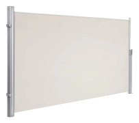 Rootz Privacy screen - Side awning - Sun protection - Balcony - Terrace - Garden - Beige - 160 x 350 cm