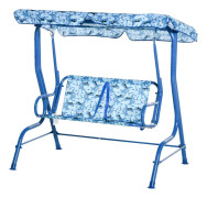 Rootz Barngunga Lekplats - Blå - Metall, Polyester - 43,3 cm x 27,55 cm x 43,3 cm