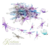 Die Cuts Clear - Acetate Ephemera Dragonflies - 48 st