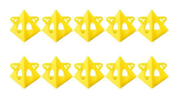 Paket med 10 pyramidstativ