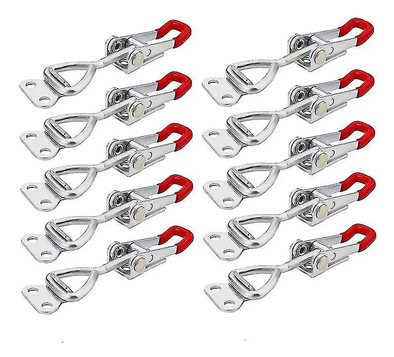 H-Hand Tool Svetsvippklämma håller kapacitet horisontell (10-pack, silver)