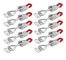 H-Hand Tool Svetsvippklämma håller kapacitet horisontell (10-pack, silver)