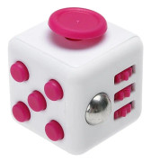 Fidget Cube, Vit/Rosa
