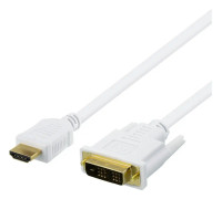  Deltaco HDMI till DVI‑kabel, Full HD, 5m