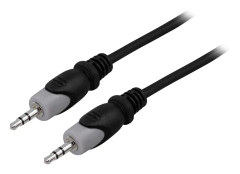 Audiokabel 3,5mm ha-ha, 0,5m