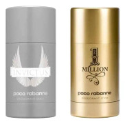 2-pack Paco Rabanne 1 Million + Invictus Deostick 75ml