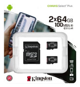 KINGSTON CanvSelect Plus 64GB microSDXC, 100R + ADP