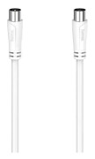 Hama 00205051, 20 m, Koaxial, Koaxial, Vit