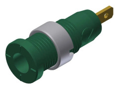 Hirschmann Test & Measurement MSEB 2610 F 2,8 Au Säkerhets Labhylsa Hona inbyggd vertikal Stift-Ø: 2 mm Grön 1 st