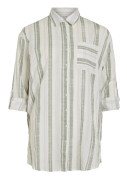 Vila - Vietni LS Long Shirt Green Stripe