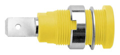 Schützinger SEB 6452 Ni / GNGE säkerhetslaboratorieanslutning anslutning infällning vertikal stiftdiameter 4 mm grön gul 1 st