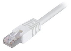 Deltaco FTP Cat.6 patchkabel 5m, vit
