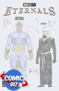 ETERNALS #7 (2021) 1ST PRINTING SCARCE RIBIC 1:10 DESIGN VARIANT COVER