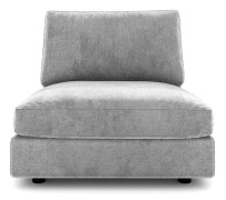 ALSTAD Mittmodul 90 cm Chenille Grå