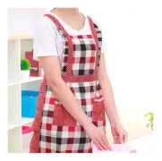 Kitchen Cooking Oil-resistant Brushed Apron Smock(Flowers)