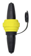 Schneider Electric 535493 Kontaktdon Massiv gummi 230 V Svart, Gul IP44