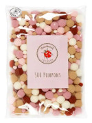 Bell Trade 20009 Lulubug 500 Pom Poms i 5 färger bohemisk stil