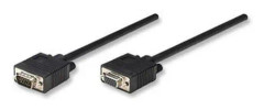 Manhattan SVGA 4,5 m, 4,5 m, VGA (D-Sub), VGA (D-Sub), Svart, Man-Kvinna