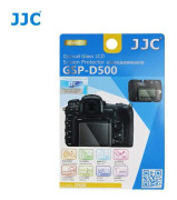 JJC GSP-D500 - KVM SWITCH - Optiskt glas LCD-skärmskyddsskydd för Nikon D500 0,3 mm