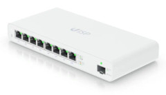 Ubiquiti UISP - Switch - 8 x 10/100/1000 (PoE) + 1 x Gigabit SFP - skrivbordsmodell - PoE (110 W)