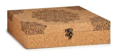 Dekorationslåda Mandala MDF Kork (2 pcs)