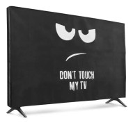 kwmobile Datorskärmsskydd för 65" TV - vit-svart 51993.01