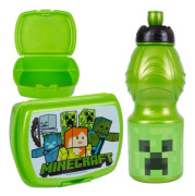 Astra Breakfast lunchbox + water bottle 400ml MINECRAFT