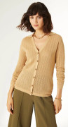 Principles Kvinnor/Damer Stitch Pointelle V-krage Cardigan