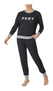 DKNY New Signature Long Sleeve Top and Jogger PJ