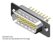 Molex 1727040071 D-SUB-kontakt Antal poler: 37 Lödstift 1 st Box