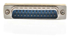 Valueline VLCP52816M seriell adapter Sub-d 25-stift hane - Sub-d 25-stift hane metall