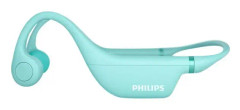 Philips Kids TAK4607GR - Hörlurar med mikrofon - öppet öra - montering bakom nacken - Bluetooth - trådlös - grön