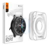 Samsung Galaxy Watch 4 Classic (46mm) • Skärmskydd med monteringsram • 9H Glas • Spigen EZ Fit • 2-pack