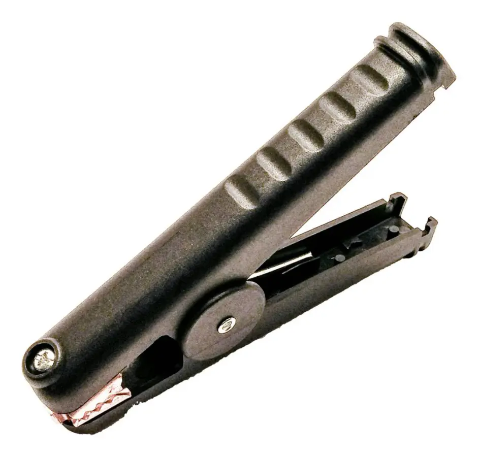 Mueller Electric BU-102BK-0 Batterisko Svart Spännvidd max.: 41 mm Längd: 165 mm 1 st