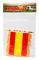 Flagga 12 cm Spanien Sugproppsfäste