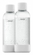 My Soda 2PB10F -W - Pack med 2 White Pet och BioComposite 1L -flaskor