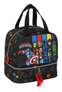 Lunchlåda The Avengers Super heroes Svart 20 x 20 x 15 cm