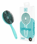 Ilū Lollipop Blå Utredningsborste (1 antal) - Enkel och effektiv borste för att reda ut håret.